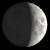 Waxing Crescent, 5 days, 9 hours, 6 minutes in cycle