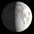 Waxing Gibbous, 8 days, 13 hours, 57 minutes in cycle