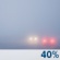 Misty in the morning.
