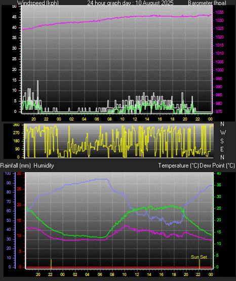 24 Hour Graph for Day 10