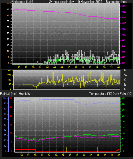 24 Hour Graph for Day 10