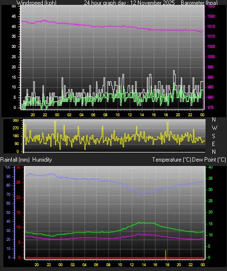 24 Hour Graph for Day 12