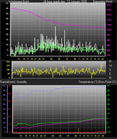 24 Hour Graph for Day 12