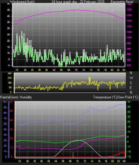 24 Hour Graph for Day 20