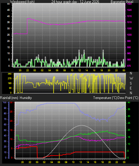 24 Hour Graph for Day 12