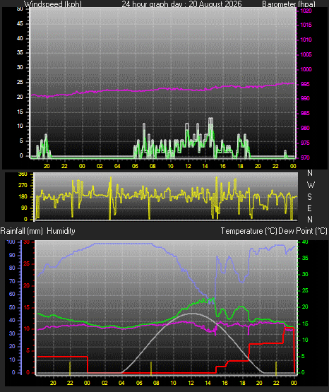 24 Hour Graph for Day 20